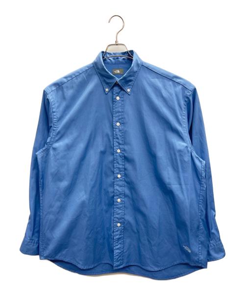 THE NORTH FACE（ザ ノース フェイス）THE NORTH FACE (ザ ノース フェイス) 長袖シャツ ブルー サイズ:Ｌの古着・服飾アイテム