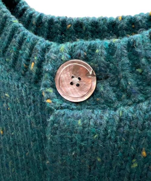 SHISHIKUI（シシクイ）SHISHIKUI (シシクイ) 厚手カーディガン グリーン サイズ:FREEの古着・服飾アイテム