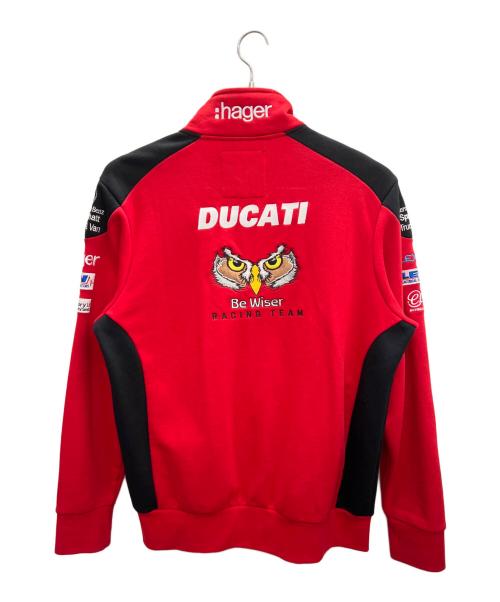 Be Wiser Racing Team（ビー・ワイザー・レーシング・チーム）Be Wiser Racing Team (ビー・ワイザー・レーシング・チーム) DUCATI (ドゥカティ) トラックジャケット レッド サイズ:XLの古着・服飾アイテム