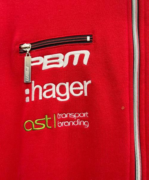 Be Wiser Racing Team（ビー・ワイザー・レーシング・チーム）Be Wiser Racing Team (ビー・ワイザー・レーシング・チーム) DUCATI (ドゥカティ) トラックジャケット レッド サイズ:XLの古着・服飾アイテム