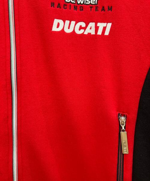 Be Wiser Racing Team（ビー・ワイザー・レーシング・チーム）Be Wiser Racing Team (ビー・ワイザー・レーシング・チーム) DUCATI (ドゥカティ) トラックジャケット レッド サイズ:XLの古着・服飾アイテム