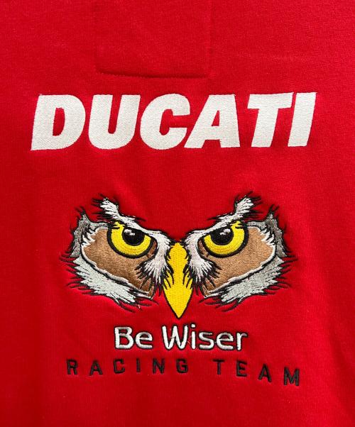 Be Wiser Racing Team（ビー・ワイザー・レーシング・チーム）Be Wiser Racing Team (ビー・ワイザー・レーシング・チーム) DUCATI (ドゥカティ) トラックジャケット レッド サイズ:XLの古着・服飾アイテム