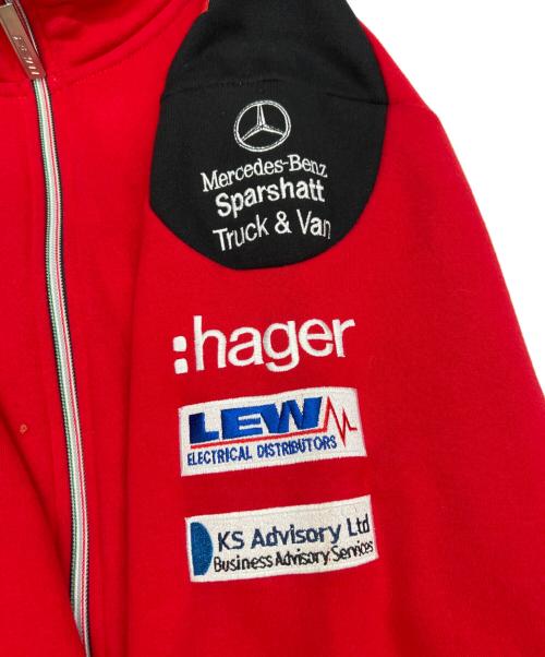 Be Wiser Racing Team（ビー・ワイザー・レーシング・チーム）Be Wiser Racing Team (ビー・ワイザー・レーシング・チーム) DUCATI (ドゥカティ) トラックジャケット レッド サイズ:XLの古着・服飾アイテム