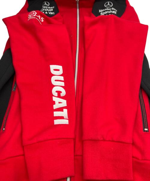Be Wiser Racing Team（ビー・ワイザー・レーシング・チーム）Be Wiser Racing Team (ビー・ワイザー・レーシング・チーム) DUCATI (ドゥカティ) トラックジャケット レッド サイズ:XLの古着・服飾アイテム