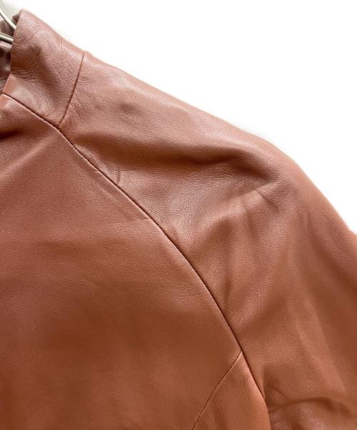 PAUL SMITH（ポールスミス）Paul Smith (ポールスミス) ライダースジャケット ブラウン サイズ:40の古着・服飾アイテム