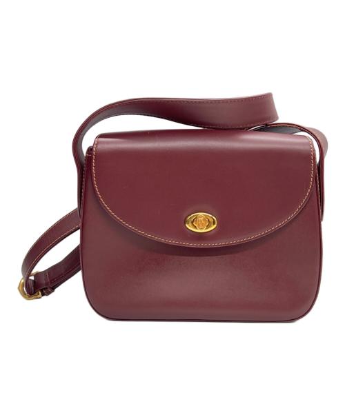 Cartier（カルティエ）Cartier (カルティエ) ショルダーバッグ マストライン ボルドーの古着・服飾アイテム