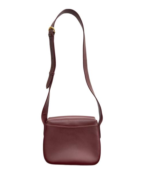 Cartier（カルティエ）Cartier (カルティエ) ショルダーバッグ マストライン ボルドーの古着・服飾アイテム