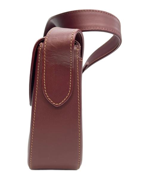Cartier（カルティエ）Cartier (カルティエ) ショルダーバッグ マストライン ボルドーの古着・服飾アイテム