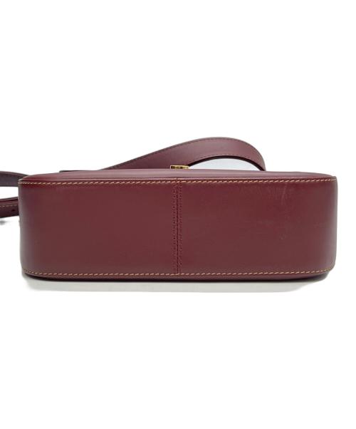 Cartier（カルティエ）Cartier (カルティエ) ショルダーバッグ マストライン ボルドーの古着・服飾アイテム