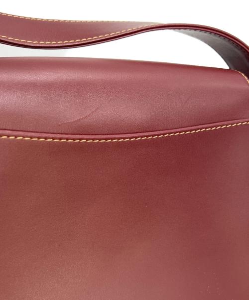 Cartier（カルティエ）Cartier (カルティエ) ショルダーバッグ マストライン ボルドーの古着・服飾アイテム