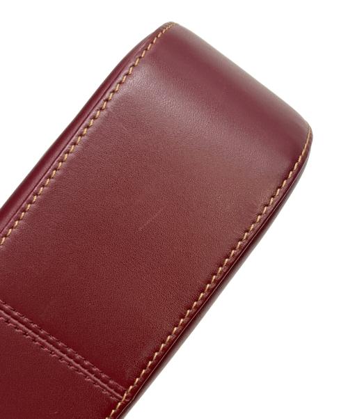 Cartier（カルティエ）Cartier (カルティエ) ショルダーバッグ マストライン ボルドーの古着・服飾アイテム