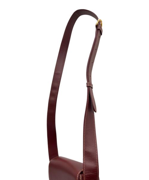 Cartier（カルティエ）Cartier (カルティエ) ショルダーバッグ マストライン ボルドーの古着・服飾アイテム