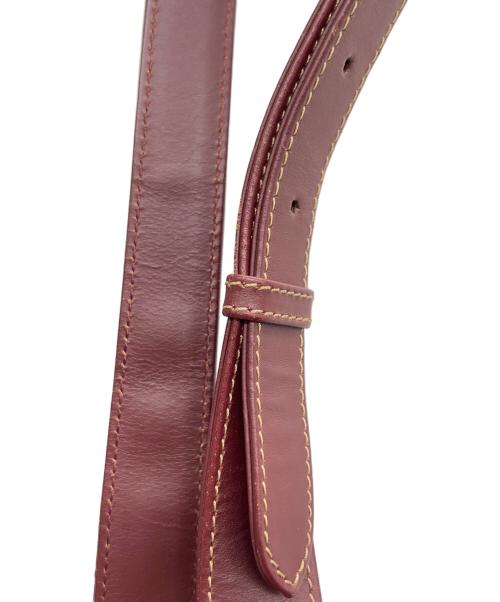 Cartier（カルティエ）Cartier (カルティエ) ショルダーバッグ マストライン ボルドーの古着・服飾アイテム