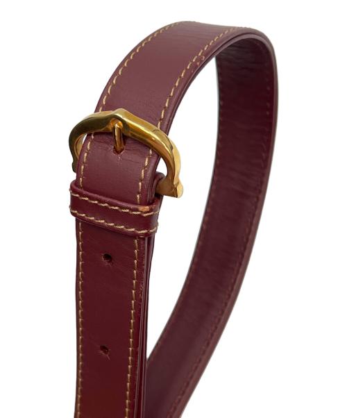 Cartier（カルティエ）Cartier (カルティエ) ショルダーバッグ マストライン ボルドーの古着・服飾アイテム