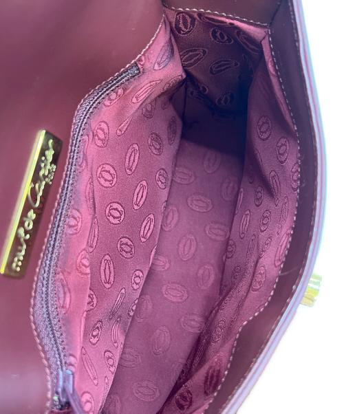 Cartier（カルティエ）Cartier (カルティエ) ショルダーバッグ マストライン ボルドーの古着・服飾アイテム