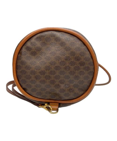 CELINE（セリーヌ）CELINE (セリーヌ) 巾着バッグ マカダム柄 ブラウンの古着・服飾アイテム