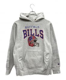 Champion REVERSE WEAVE（チャンピオン リバース ウィーブ）の古着「Champion REVERSE WEAVE BUFFALO BILLS 90s」｜グレー