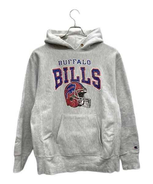 Champion REVERSE WEAVE（チャンピオン リバース ウィーブ）Champion REVERSE WEAVE (チャンピオン リバース ウィーブ) Champion REVERSE WEAVE BUFFALO BILLS 90s グレー サイズ:LARGEの古着・服飾アイテム