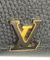 中古・古着 LOUIS VUITTON (ルイ ヴィトン) ポルトフォイユ・カプシーヌ コンパクト ブラック×ピンク：18000円