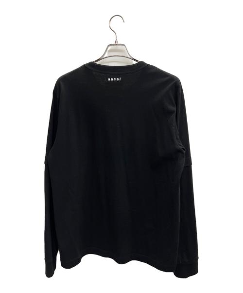sacai（サカイ）sacai (サカイ) 長袖カットソー ブラック サイズ:4の古着・服飾アイテム
