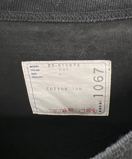 sacai（サカイ）sacai (サカイ) 長袖カットソー ブラック サイズ:4の古着・服飾アイテム