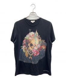 ALEXANDER McQUEEN（アレキサンダーマックイーン）の古着「半袖カットソー」｜ブラック