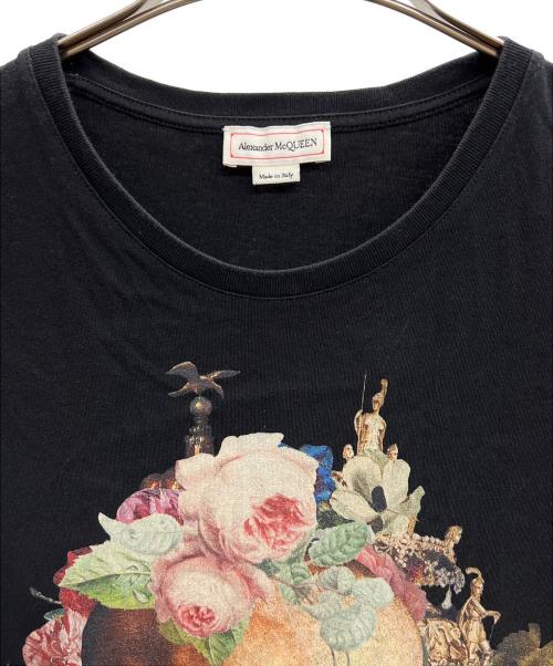 ALEXANDER McQUEEN（アレキサンダーマックイーン）ALEXANDER McQUEEN (アレキサンダーマックイーン) 半袖カットソー ブラック サイズ:Ｍの古着・服飾アイテム