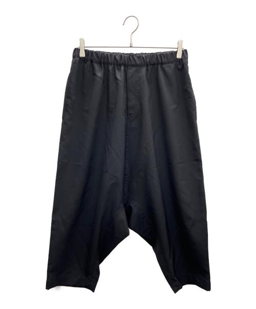 BLACK COMME des GARCONS（ブラックコムデギャルソン）BLACK COMME des GARCONS (ブラックコムデギャルソン) サルエルパンツ ブラック サイズ:Sの古着・服飾アイテム
