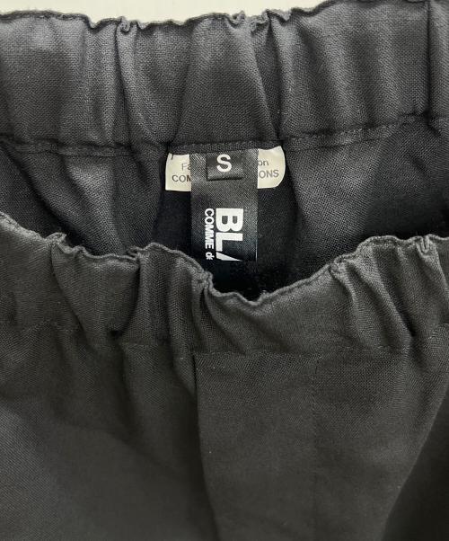 BLACK COMME des GARCONS（ブラックコムデギャルソン）BLACK COMME des GARCONS (ブラックコムデギャルソン) サルエルパンツ ブラック サイズ:Sの古着・服飾アイテム