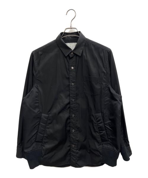 sacai（サカイ）sacai (サカイ) 長袖シャツ ブラック サイズ:1の古着・服飾アイテム