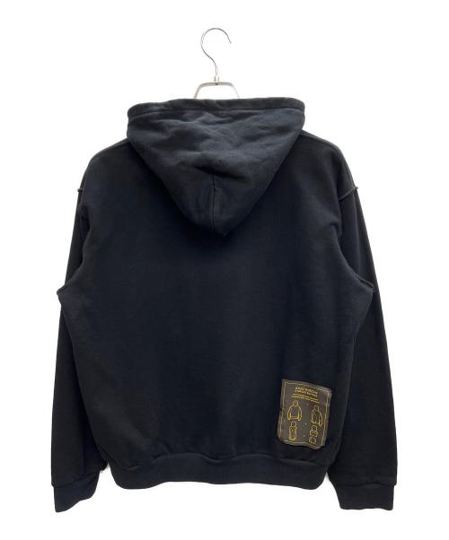 LOUIS VUITTON（ルイ ヴィトン）LOUIS VUITTON (ルイ ヴィトン) インサイドアウトプルオーバーパーカー ブラック サイズ:XLの古着・服飾アイテム