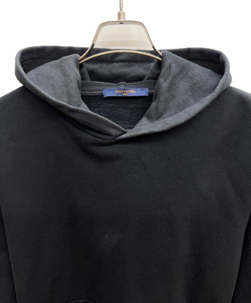 LOUIS VUITTON（ルイ ヴィトン）LOUIS VUITTON (ルイ ヴィトン) インサイドアウトプルオーバーパーカー ブラック サイズ:XLの古着・服飾アイテム