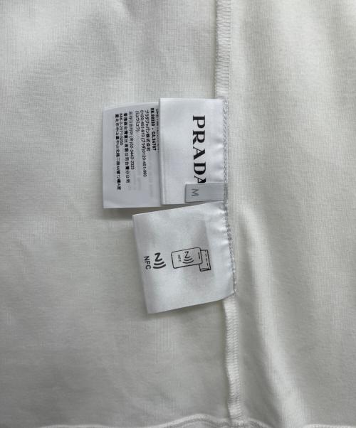 PRADA（プラダ）PRADA (プラダ) トライアングルロゴプレートタンクトップ ホワイト サイズ:Mの古着・服飾アイテム