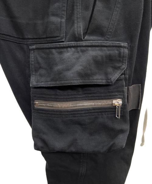 RICK OWENS（リックオウエンス）RICK OWENS (リックオウエンス) MASTODON CARGO PANTS ブラック サイズ:50の古着・服飾アイテム