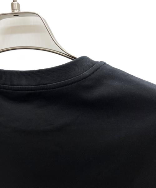 PRADA（プラダ）PRADA (プラダ) トライアングルロゴ プリント コットン Tシャツ ブラック サイズ:Ｍの古着・服飾アイテム