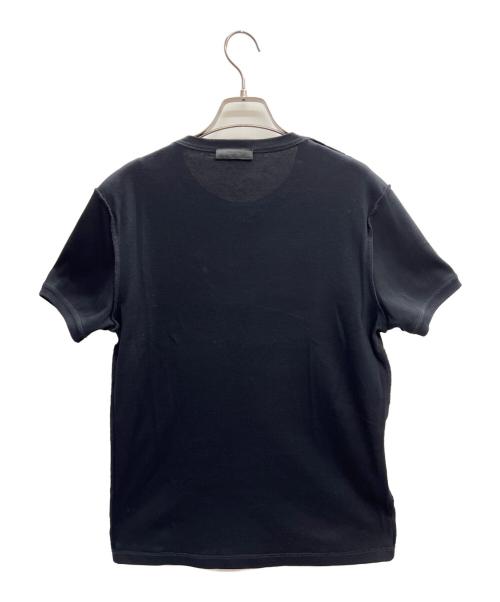 PRADA（プラダ）PRADA (プラダ) トライアングルロゴプレートTシャツ ブラック サイズ:Sの古着・服飾アイテム