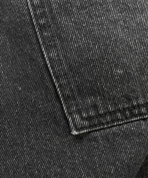 sacai（サカイ）sacai (サカイ) デニムハーフパンツ ブラック サイズ:1の古着・服飾アイテム