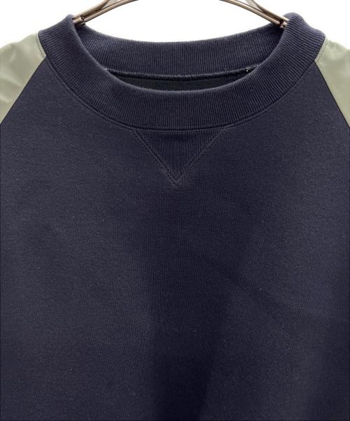 sacai（サカイ）sacai (サカイ) スウェット ネイビー×カーキ サイズ:1の古着・服飾アイテム
