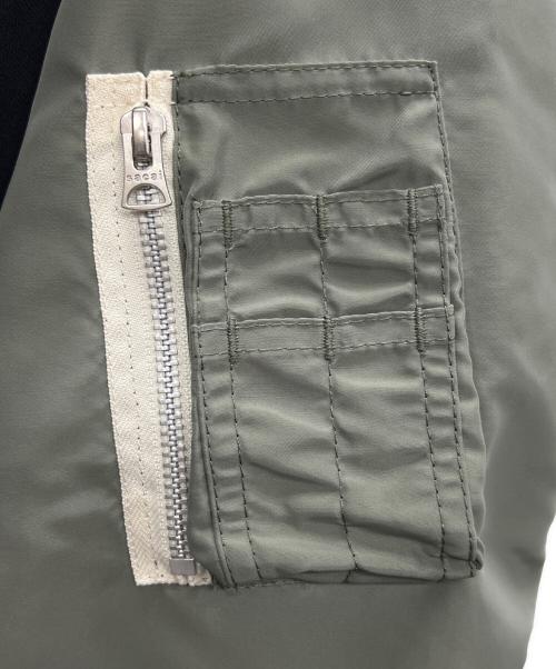sacai（サカイ）sacai (サカイ) スウェット ネイビー×カーキ サイズ:1の古着・服飾アイテム