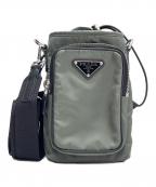 PRADAプラダ）の古着「スマートフォンケース Re-Nylon」｜カーキ