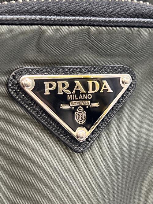 PRADA（プラダ）PRADA (プラダ) スマートフォンケース Re-Nylon カーキの古着・服飾アイテム