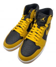 NIKE（ナイキ）の古着「Nike Air Jordan 1 High Golf "Pollen"（ナイキ エアジョーダン1 ハイ ゴルフ "パラン"）」｜ブラック×イエロー