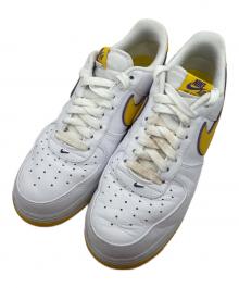 NIKE（ナイキ）の古着「Kobe Bryant × Nike Air Force 1 Low Retro QS "Varsity Maize and Varsity Purple"（コービー・ブライアント × ナイキ エアフォース1 ロー レトロ QS "バーシティメイズ アンド バーシティパープル"）」｜ホワイト×イエロー