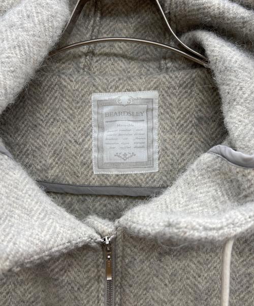 BEARDSLEY（ビアズリー）BEARDSLEY (ビアズリー) フーデッドショートコート グレー サイズ:Freeの古着・服飾アイテム
