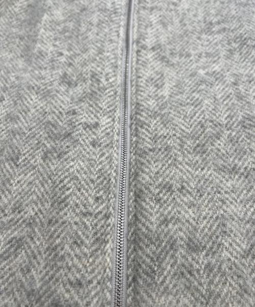 BEARDSLEY（ビアズリー）BEARDSLEY (ビアズリー) フーデッドショートコート グレー サイズ:Freeの古着・服飾アイテム
