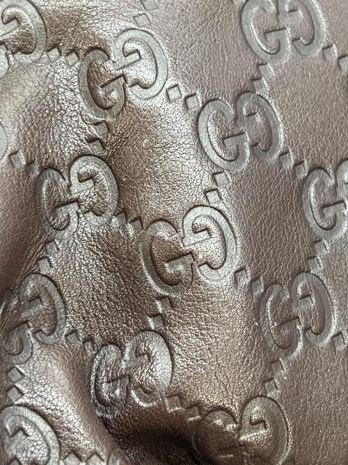 GUCCI（グッチ）GUCCI (グッチ) ワンショルダーバッグ アビー グッチシマ ブラウンの古着・服飾アイテム