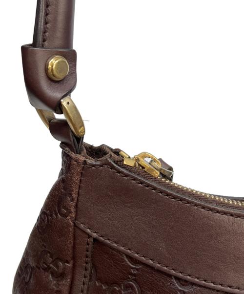 GUCCI（グッチ）GUCCI (グッチ) ワンショルダーバッグ アビー グッチシマ ブラウンの古着・服飾アイテム