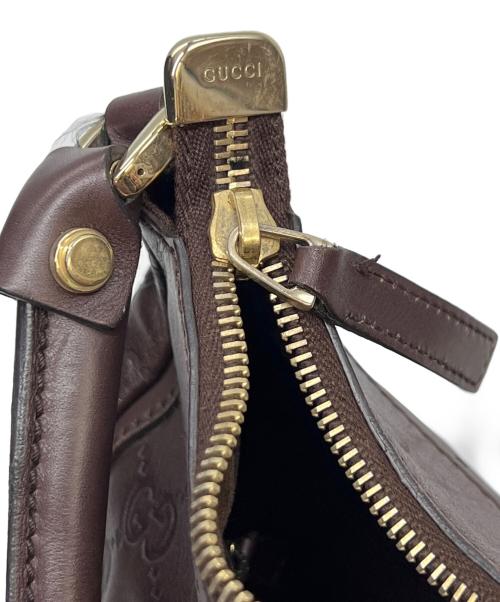 GUCCI（グッチ）GUCCI (グッチ) ワンショルダーバッグ アビー グッチシマ ブラウンの古着・服飾アイテム