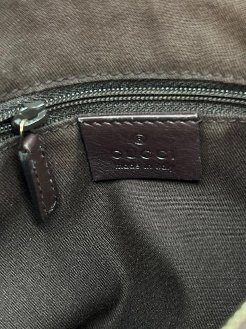 GUCCI（グッチ）GUCCI (グッチ) ワンショルダーバッグ アビー グッチシマ ブラウンの古着・服飾アイテム