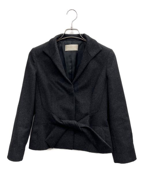VALENTINO ROMA（ヴァレンティノ ローマ）VALENTINO ROMA (ヴァレンティノ ローマ) ウールジャケット ブラック サイズ:42の古着・服飾アイテム